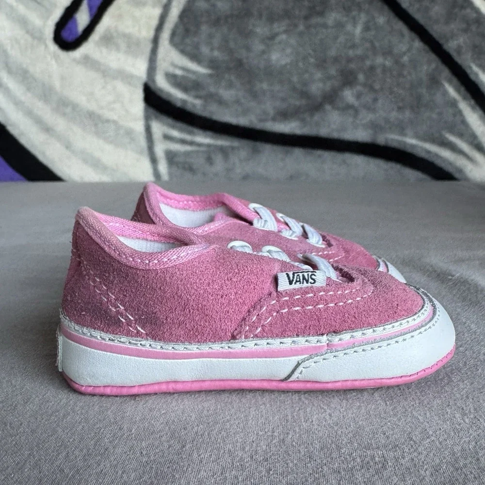 Size 3c - VANS INFANT AUTHENTIC AURORA Pink Doft Bottom Bay Shoes